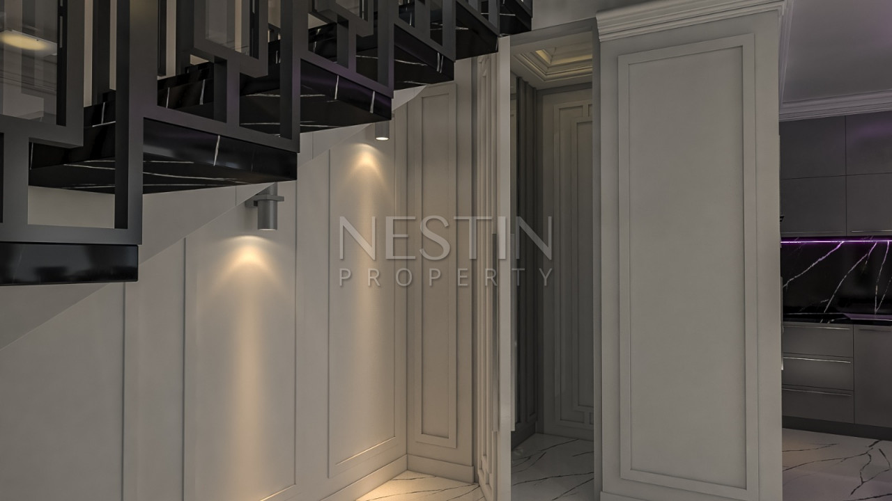 Проект виллы 4+1 в райоен Бекташ с шикарным видом на море, горы и город фото 58