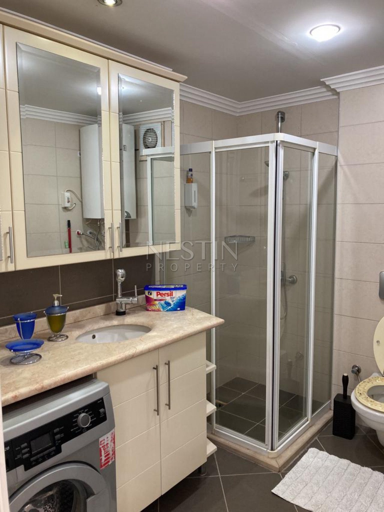 Просторная квартира 2+1 в районе Джикджилли с видом на горы, море и крепость Алании фото 19