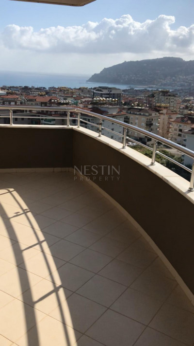 Просторная квартира 2+1 в районе Джикджилли с видом на горы, море и крепость Алании фото 23