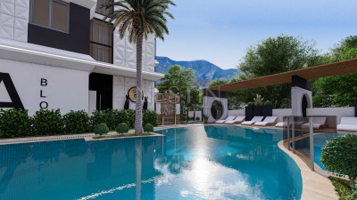 Комплекс в районе Махмутлар в 750 м от Средиземного моря на этапе строительства фото 7