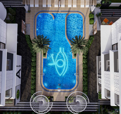 Комплекс в районе Махмутлар в 750 м от Средиземного моря на этапе строительства фото 8