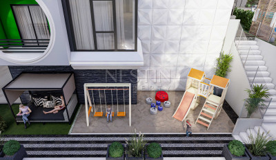 Комплекс в районе Махмутлар в 750 м от Средиземного моря на этапе строительства фото 11