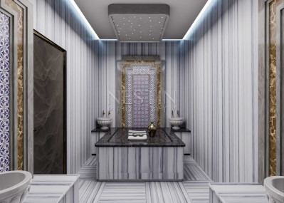 Комплекс в районе Махмутлар в 750 м от Средиземного моря на этапе строительства фото 23