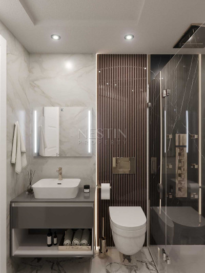 Комплекс в районе Махмутлар в 750 м от Средиземного моря на этапе строительства фото 41