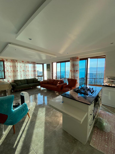 Пентхаус 3+1 в районе Каргыджак с прекрасным видом на море и горы фото 9