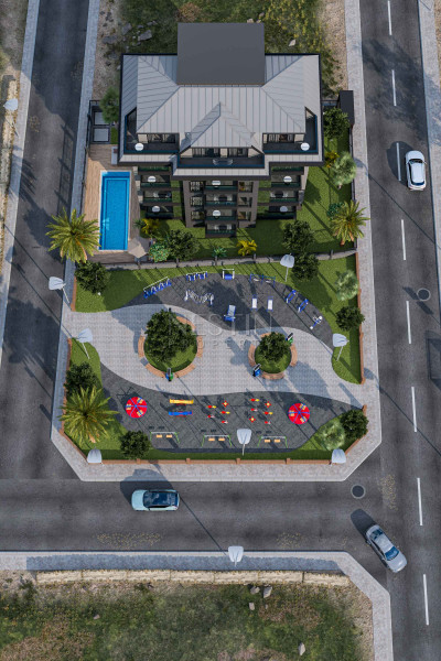 Новый жилой бутик комплекс с красивым садом в районе Авсаллар, на стадии строительства фото 6