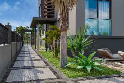 Новый жилой бутик комплекс с красивым садом в районе Авсаллар, на стадии строительства фото 8