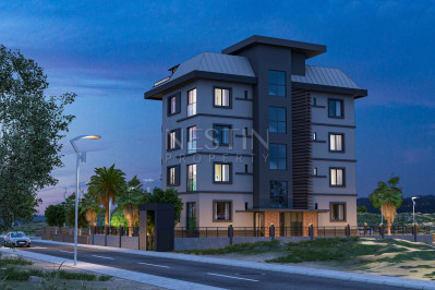 Новый жилой бутик комплекс с красивым садом в районе Авсаллар, на стадии строительства фото 14