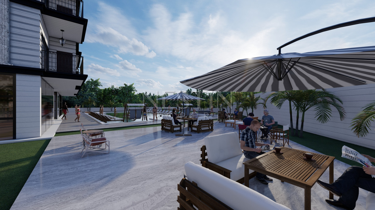 Комплекс на стадии строительства в районе Авсаллар с инфраструктурой 5* отеля фото 9