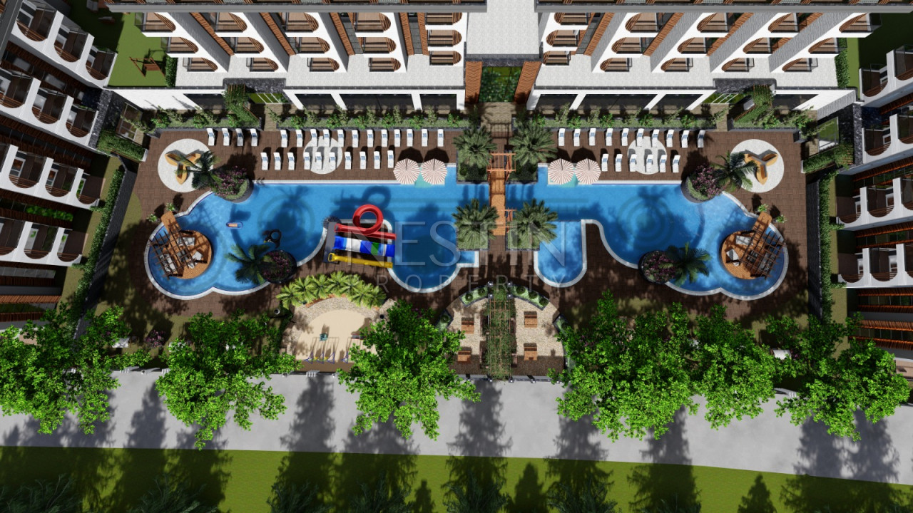 Новый шикарный комплекс, на стадии строительства в районе Авсаллар в 300 м от моря фото 3