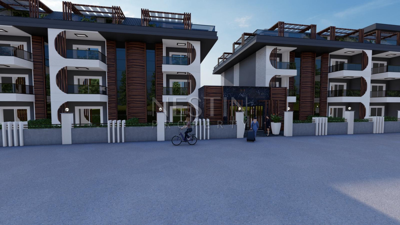 Новый шикарный комплекс, на стадии строительства в районе Авсаллар в 300 м от моря фото 25