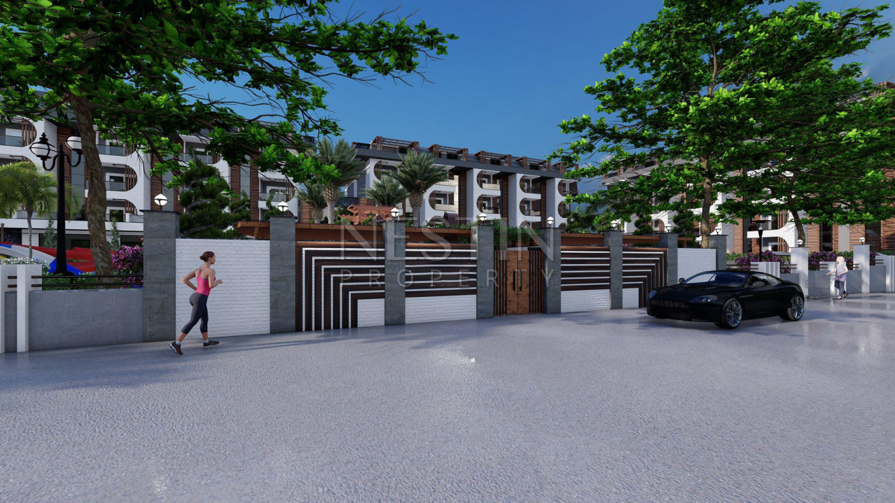 Новый шикарный комплекс, на стадии строительства в районе Авсаллар в 300 м от моря фото 29