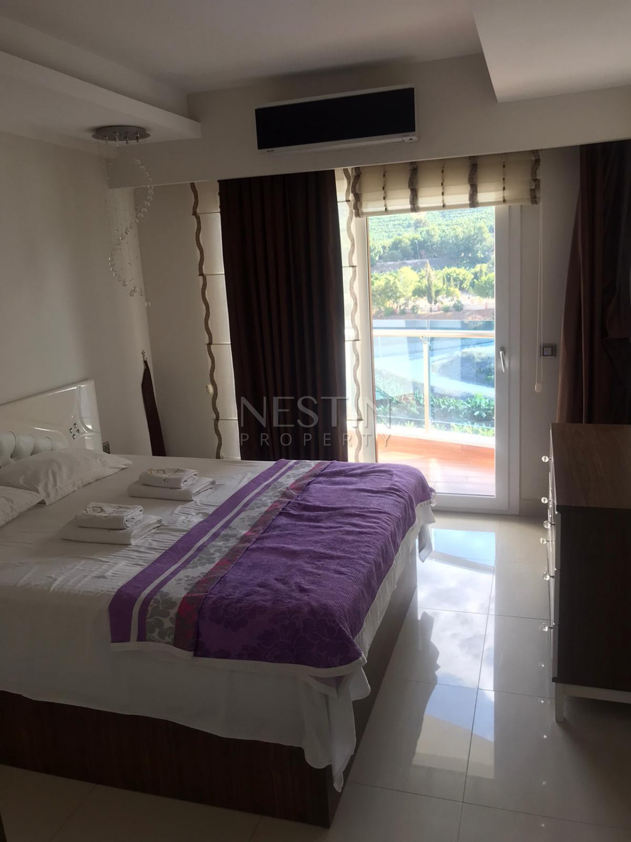 Квартира 3+1 в хорошем комплексе в районе Махмутлар с видом на море и горы фото 31