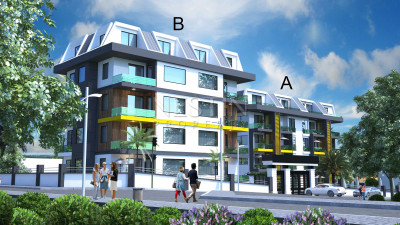 Новый жилой комплекс в районе Кестель на этапе строительства фото 2