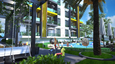 Новый жилой комплекс в районе Кестель на этапе строительства фото 4