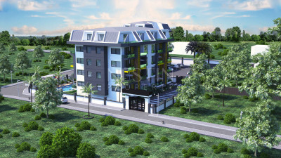 Новый жилой комплекс в районе Кестель на этапе строительства фото 7