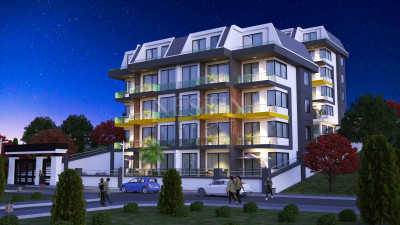 Квартиры 1+1 и 2+1 в новом жилом комплексе на этапе строительства в районе Кестель фото 5