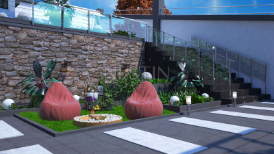 Квартиры 1+1 и 2+1 в новом жилом комплексе на этапе строительства в районе Кестель фото 8