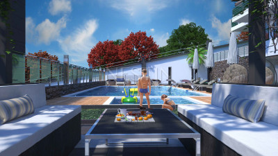 Квартиры 1+1 и 2+1 в новом жилом комплексе на этапе строительства в районе Кестель фото 10