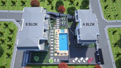 Квартиры 1+1 и 2+1 в новом жилом комплексе на этапе строительства в районе Кестель фото 14