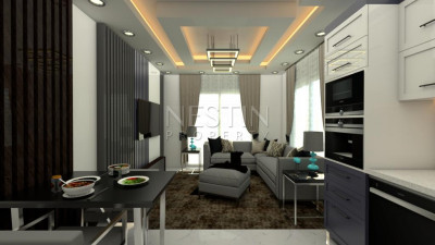 Квартиры 1+1 и 2+1 от застройщика в жилом комплексе в центре города Аланья фото 3