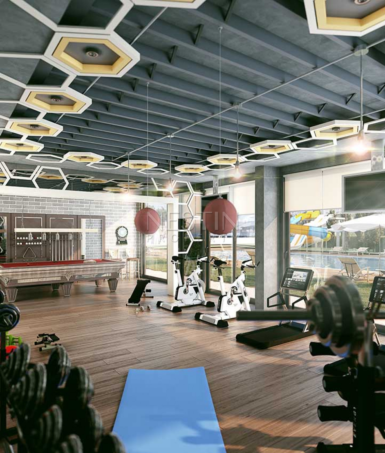 Квартиры разной планировки в новом жилом комплексе в районе Авсаллар на этапе строительства фото 20