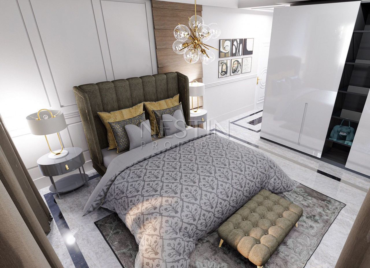 Шикарная вилла 4+1 на этапе строительства в районе Каргыджак фото 18