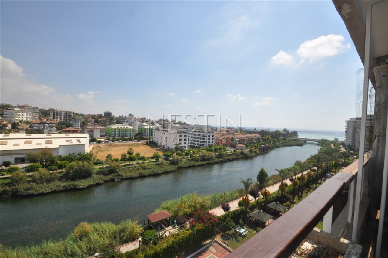 Шикарная квартира 2+1 с видом на реку, горы и море в районе Тосмур фото 38