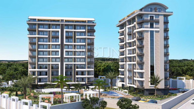 Жилой комплекс на стадии строительства в районе Авсаллар фото 1