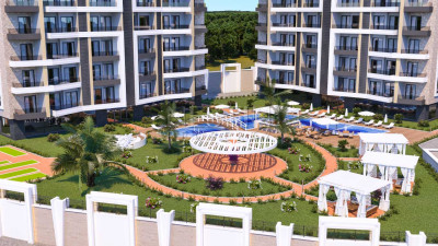 Жилой комплекс на стадии строительства в районе Авсаллар фото 9