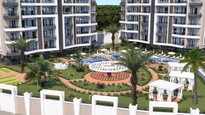 Жилой комплекс на стадии строительства в районе Авсаллар фото 10