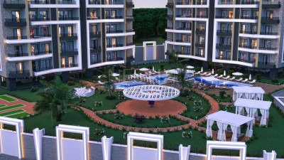 Жилой комплекс на стадии строительства в районе Авсаллар фото 15