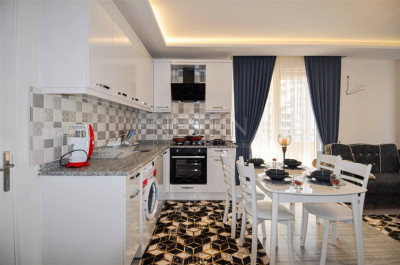 Просторная квартира 1+1 в районе Махмутлар с видом на горы фото 3