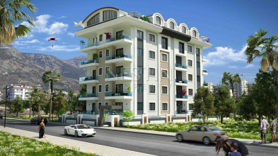 Квартиры 1+1 и 3+1 в районе Махмутлар в новом жилом комплексе фото 1