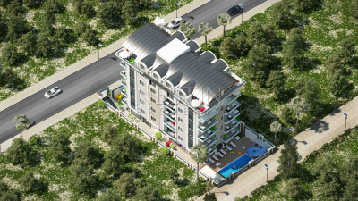 Квартиры 1+1 и 3+1 в районе Махмутлар в новом жилом комплексе фото 4