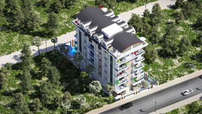 Квартиры 1+1 и 3+1 в районе Махмутлар в новом жилом комплексе фото 7