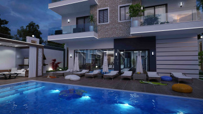 Квартиры 1+1 и 3+1 в районе Махмутлар в новом жилом комплексе фото 19