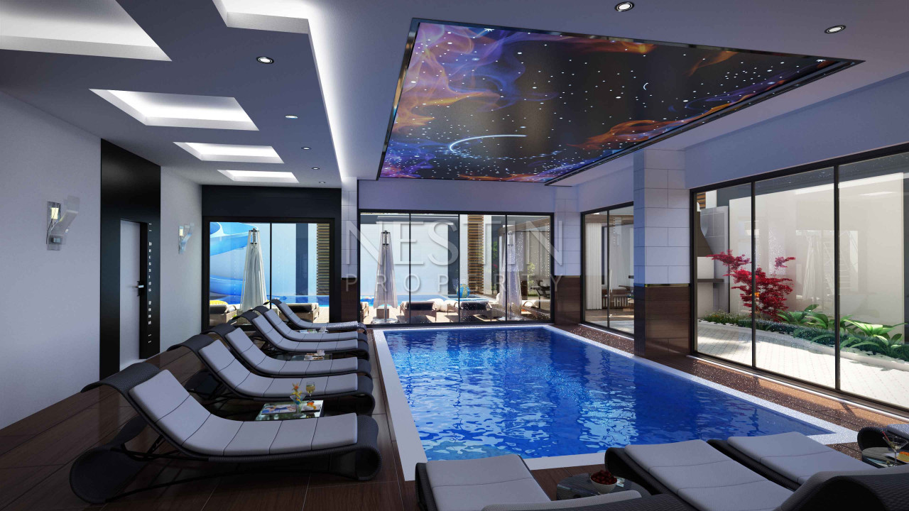 Квартиры 1+1 и 3+1 в районе Махмутлар в новом жилом комплексе фото 29