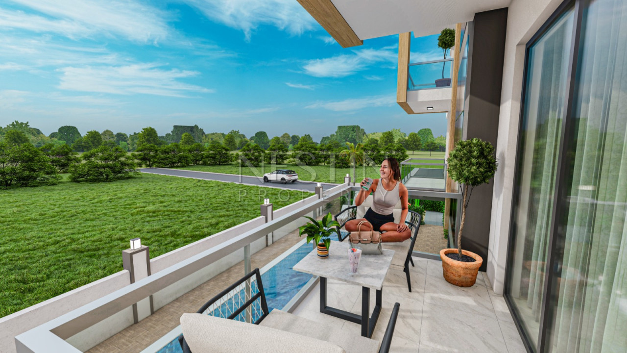 Жилой комплекс на этапе строительства в районе Авсаллар фото 3