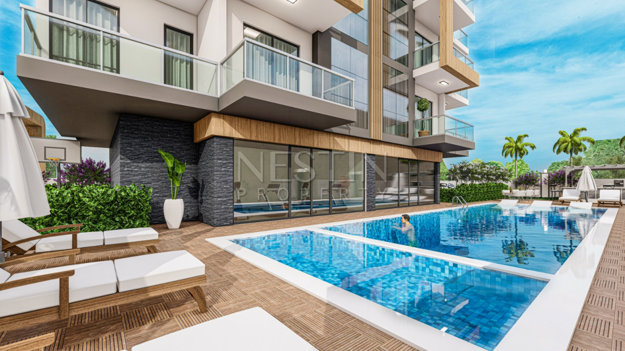 Жилой комплекс на этапе строительства в районе Авсаллар фото 4