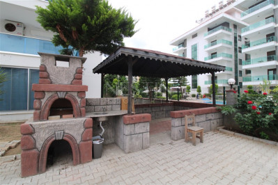 Просторный садовый дуплекс 4+2 в районе Кестель фото 3