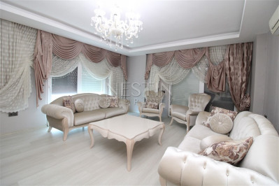 Просторный садовый дуплекс 4+2 в районе Кестель фото 7