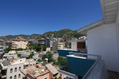 Пентхаус 4+1 в центре города Аланья с видом на горы фото 32