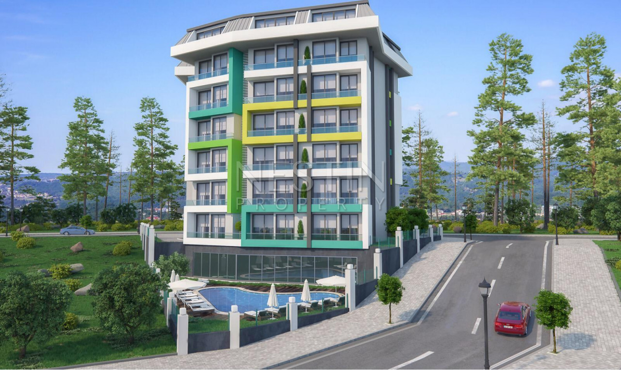 Квартира 1+1 в районе Авсаллар в новом жилом комплексе фото 8