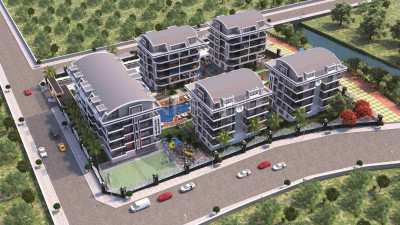 Квартира 2+1 в раойне верхней Обы в шикарном комплексе на стадии строительства фото 1