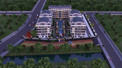 Квартира 2+1 в раойне верхней Обы в шикарном комплексе на стадии строительства фото 14