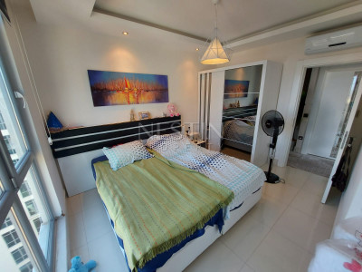 Уютная квартира 2+1 в районе Тосмур с видом на море фото 8