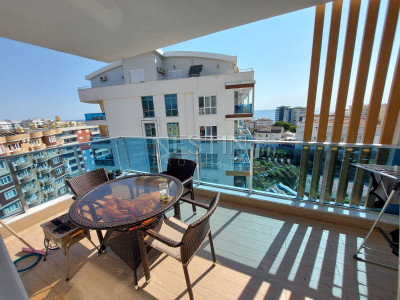 Уютная квартира 2+1 в районе Тосмур с видом на море фото 16