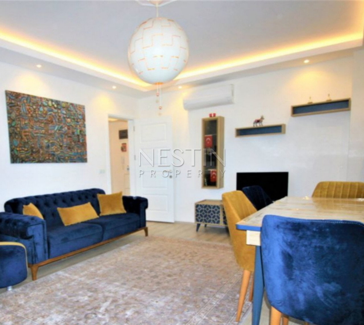 Квартира 2+1 в районе Махмутлар в хорошем комплексе с видом на море фото 9