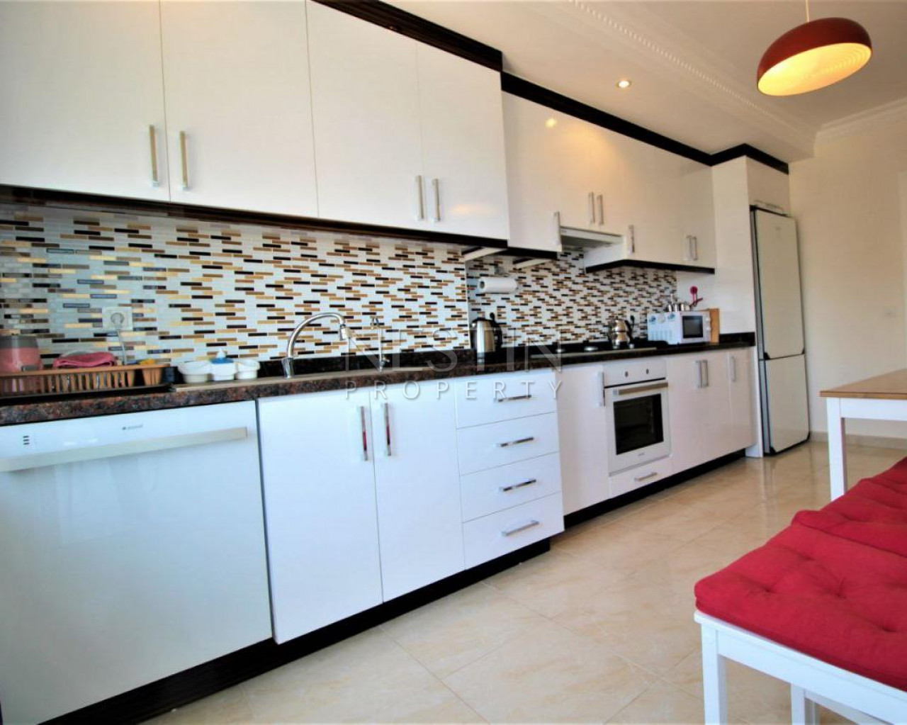 Квартира 2+1 в районе Махмутлар в хорошем комплексе с видом на море фото 12